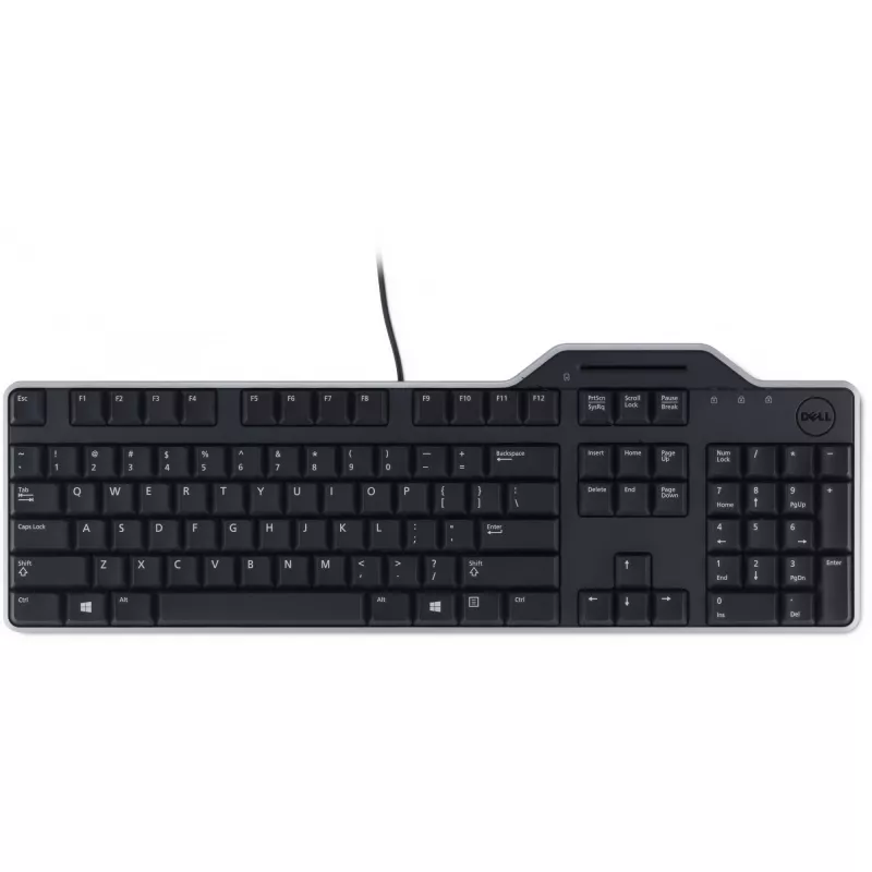 DELL 580-18366 klaviatūra, biuro, USB, QWERTY, JAV anglų, juoda