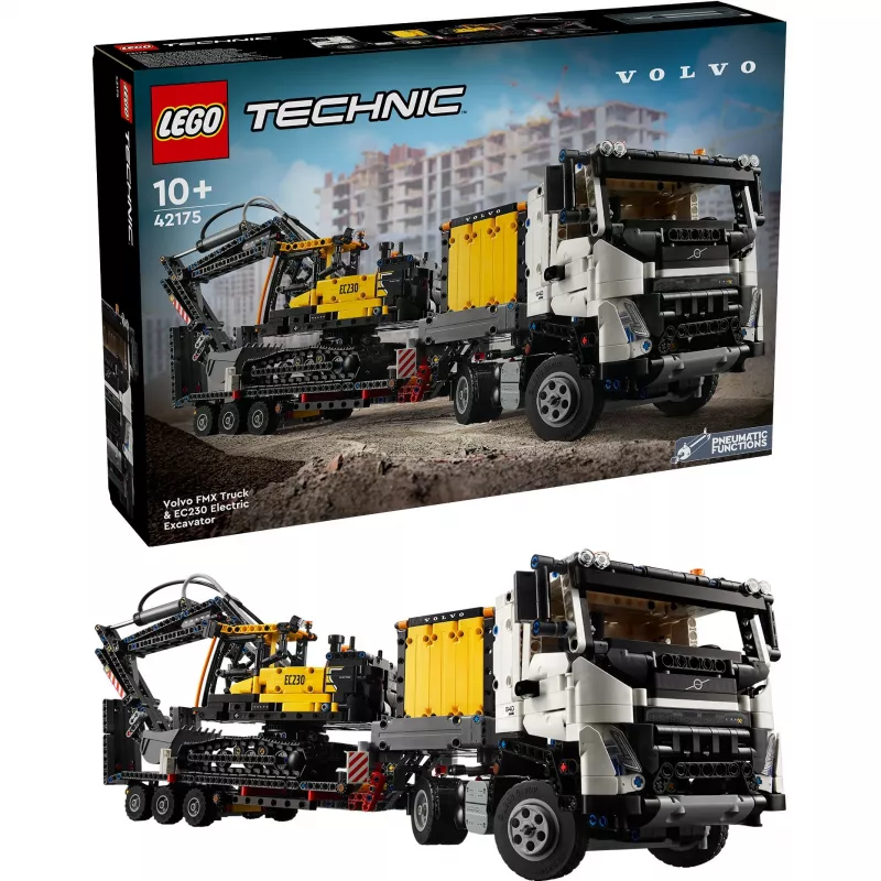 LEGO TECHNIC 42175 Volvo FMX Truck & EC230 Electric Excavat
