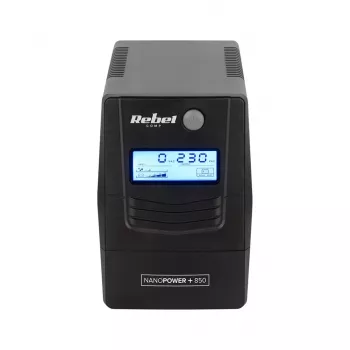 Rebel Nanopower Plus 850 UPS | Off-line | Sinusoida | 850VA | 480W | LCD | USB