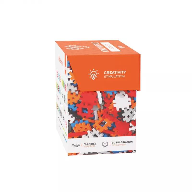 Statybiniai blokeliai Marioinex Mini Waffle Constructor 300 — suderinamas fiksuojamų kaladėlių rinkinys, 300 vienetų, įvairiaspalvis