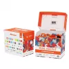 Statybiniai blokeliai Marioinex Mini Waffle Constructor 300 — suderinamas fiksuojamų kaladėlių rinkinys, 300 vienetų, įvairiaspalvis
