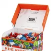 Žaislinių konstrukcinių kaladėlių rinkinys Marioinex Mini Waffle Konstruktor 500, 500 vnt., skalbti mašina, įvairiaspalvis