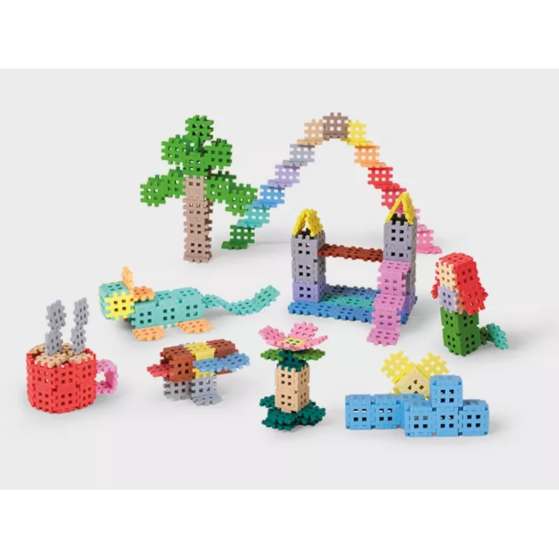 Konstravimo blokeliai Marioinex Waffle Blocks mini pastel 500 vnt. rinkinys
