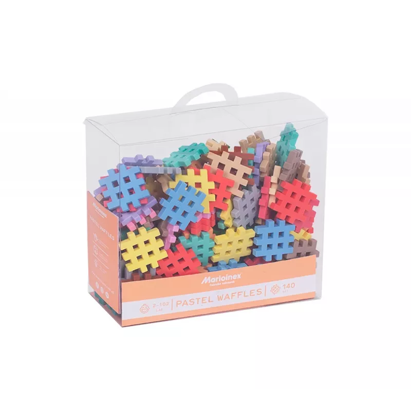 Pastel Waffles Max Bersinger 140 vienetų įvairiaspalvis nuo 3 metų