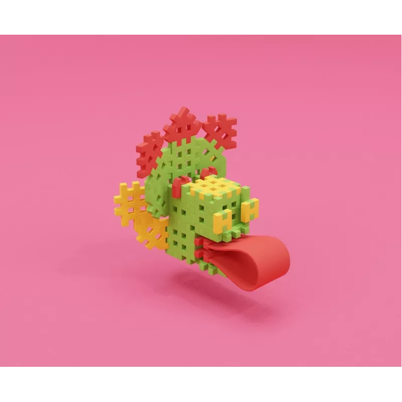 Žaislinis konstravimo rinkinys Marioinex Blocks Mini Waffle Constructor — 301 vnt.