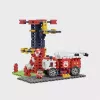 Žaislinis konstravimo rinkinys Marioinex Waffle Blocks Gaisrinė 280 dalių, modelis 906279