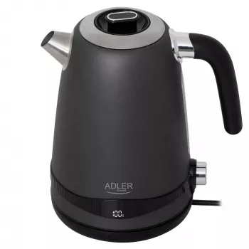 Adler virdulys | AD 1295g SS | Elektrinis | 2200 W | 1,7 L | Nerūdijantis plienas | 360° pasukamas pagrindas | Pilkas