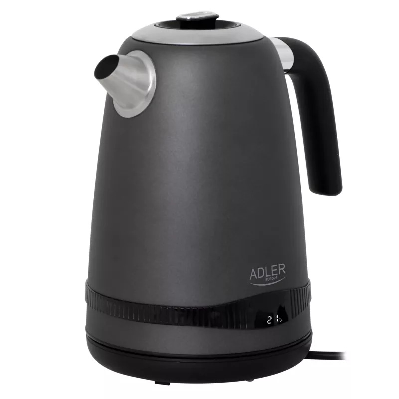 Adler virdulys | AD 1295g SS | Elektrinis | 2200 W | 1,7 L | Nerūdijantis plienas | 360° pasukamas pagrindas | Pilkas