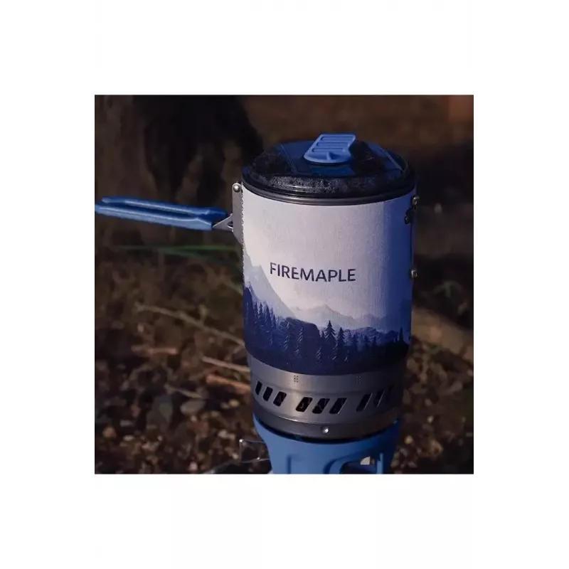 Nešiojama viryklė Fire-maple FMS-X5 — lengva, kompaktiška lauko viryklė, sulankstomos kojelės, vienas degiklis