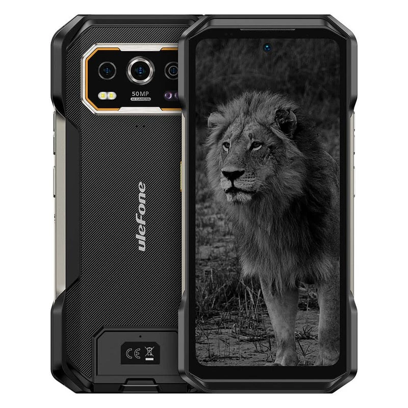 Išmanusis telefonas „Ulefone Armor 27 Pro“ 6.78 colio, 12 GB RAM, 256 GB atminties, juodas