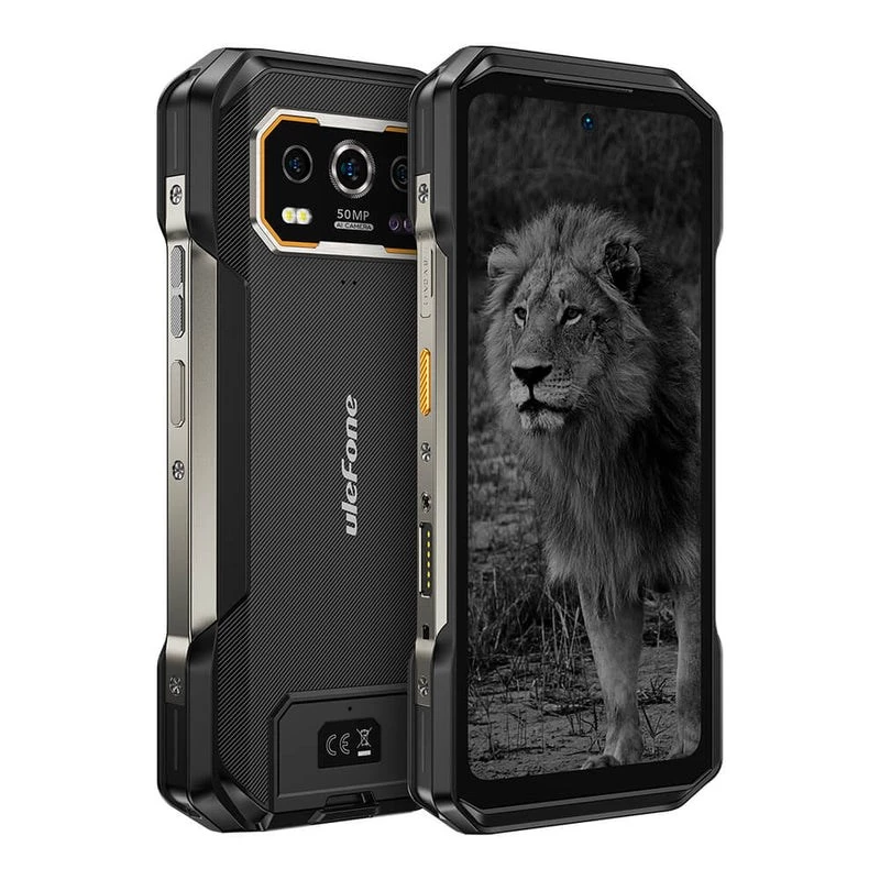 Išmanusis telefonas „Ulefone Armor 27 Pro“ 6.78 colio, 12 GB RAM, 256 GB atminties, juodas