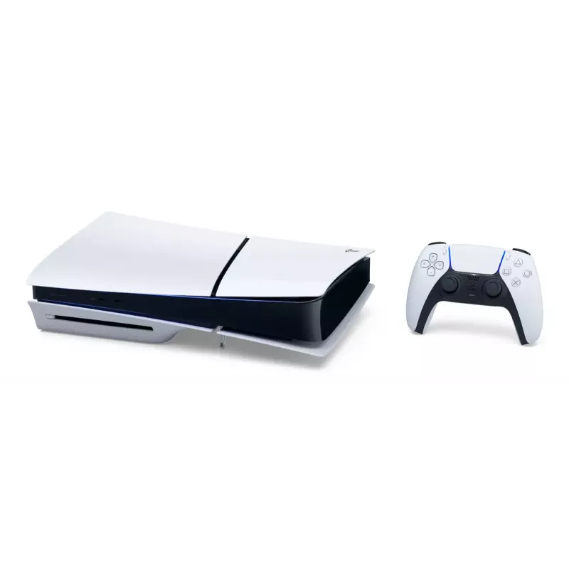 Žaidimų konsolė Sony PlayStation 5 plonas — 1 TB SSD, AMD Ryzen Zen 2 8 branduolių 3,5 GHz, AMD RDNA 2 10,3 TFLOPS, 8K HDR, paruošta VR, Bluetooth 5.1, Wi‑Fi, Gigabit Ethernet