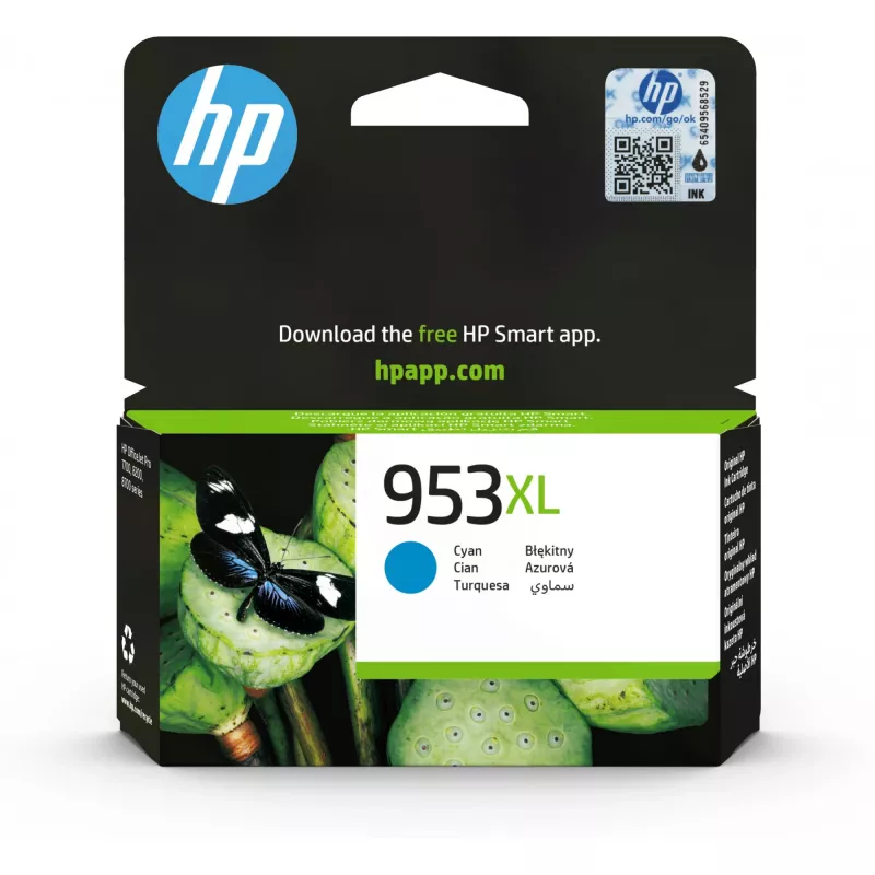 HP 953 XL rašalo kasetė, žalsvai mėlyna, 1 600 puslapių