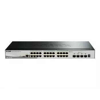 D-Link DGS-1510 valdomas L3 gigabitinis Ethernet komutatorius (10/100/1000) juodas