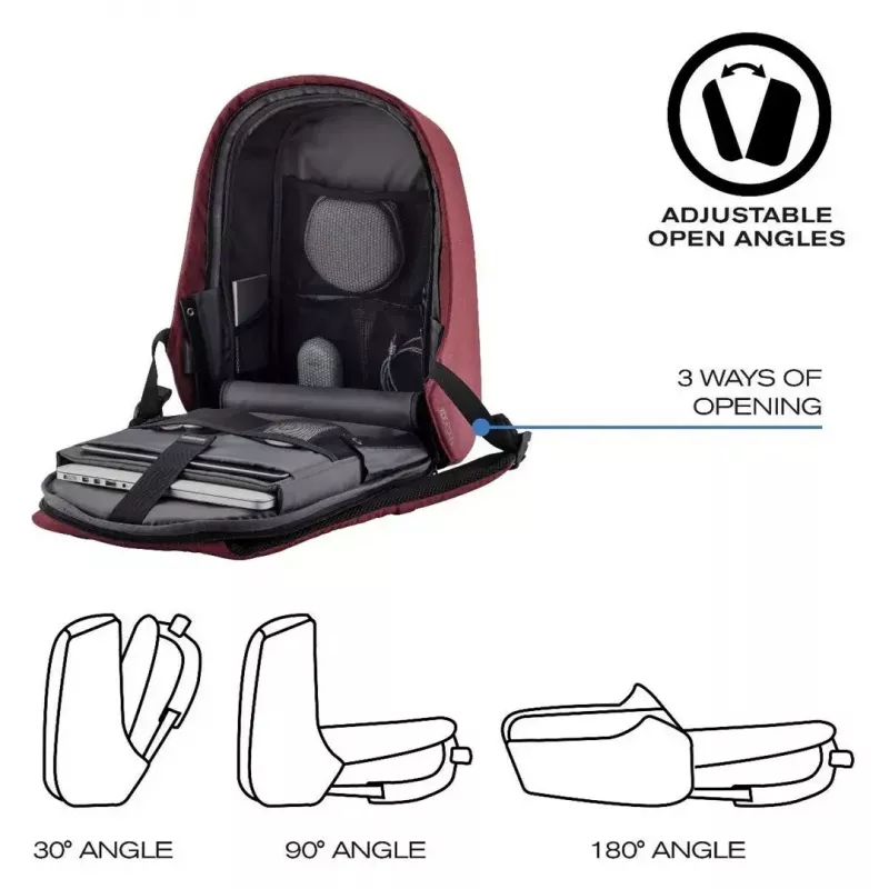 Krepšys XDDESIGN Bobby Hero Small – apsaugota nuo vagystės, vandeniui atspari kasdienė kuprinė, kompaktiško dydžio