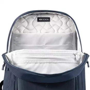 Kuprinė XDDESIGN Soft Daypack P705.985 Navy – lengva, vandeniui atspari dieninė kuprinė