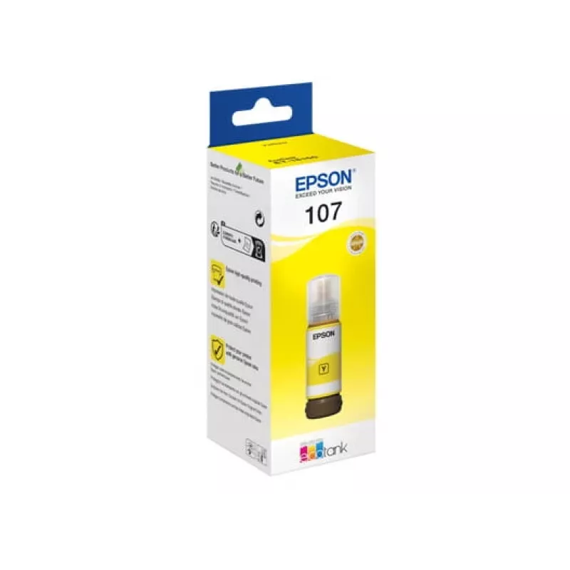 EPSON 108 EcoTank geltonos spalvos rašalo buteliukas