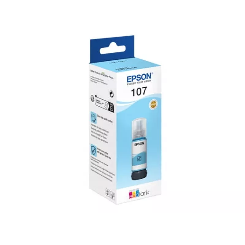 EPSON 108 EcoTank šviesiai žydro rašalo buteliukas