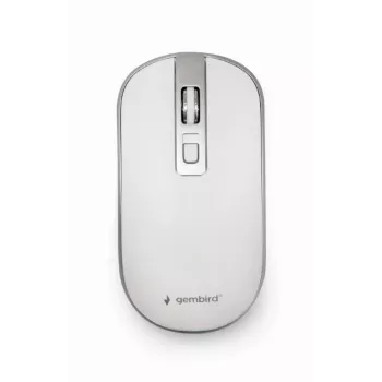 Pelė USB optinė belaidė BALTA/SIDABRINĖ MUSW-4B-06-WS Gembird