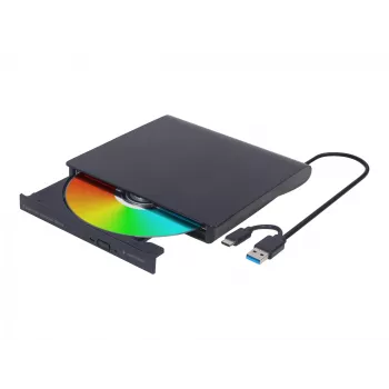 Gembird DVD-USB-03 išorinis USB DVD įrenginys, juodas