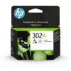 HP 302XL didelės talpos trijų spalvų Originali rašalo kasetė