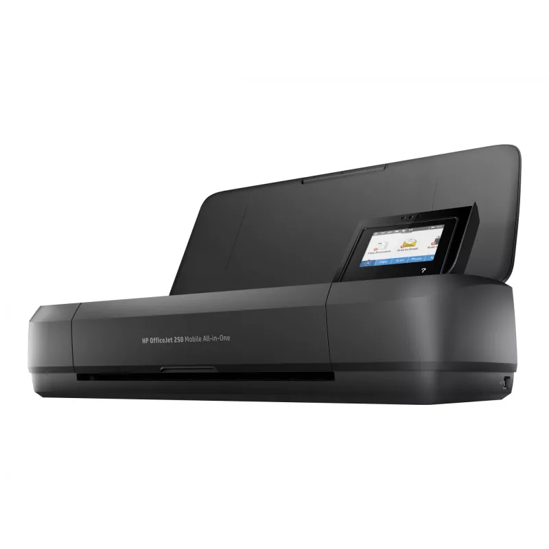 HP Officejet 250 Mobile daugiafunkcis spausdintuvas, spalvotas rašalinis, A4, 8 ppm kopijavimas, 10 ppm spausdinimas, 50 lapų, USB, Wi-Fi
