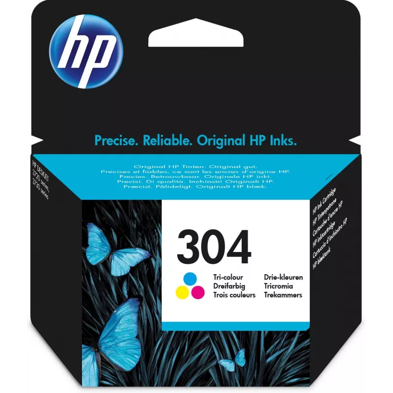 HP 304 Tri-color Originali rašalo kasetė