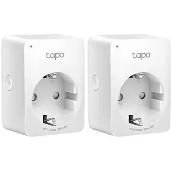Tapo P100 V2 - išmanusis kištukas - mini - belaidis - 802.11b/g/n, Bluetooth 4.2 - 2 vnt.