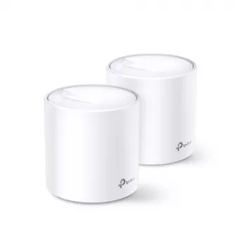 Belaidis maršrutizatorius | TP-LINK | Belaidis maršrutizatorius | 2 vnt. pakuotė | 5400 Mbps | Tinklinis tinklas | IEEE 802.11a | IEEE 802.11n | IEEE 802.11ac | IEEE 802.11ax | 2x10/100/1000M | DECOX60(2-PACK)