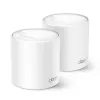 Belaidis maršrutizatorius | TP-LINK | Belaidis maršrutizatorius | 2 vnt. pakuotė | 5400 Mbps | Tinklinis tinklas | IEEE 802.11a | IEEE 802.11n | IEEE 802.11ac | IEEE 802.11ax | 2x10/100/1000M | DECOX60(2-PACK)