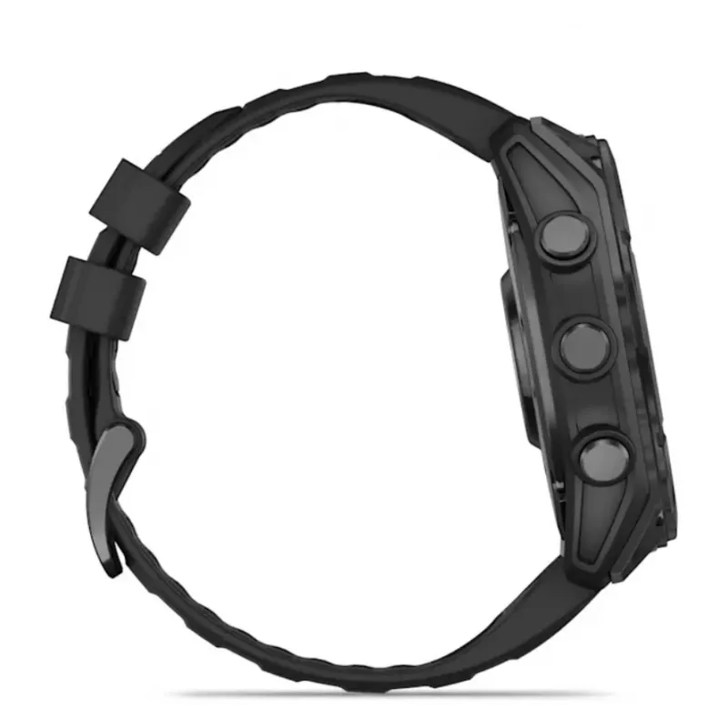 Garmin fēnix® 8 3,56 cm (1,4″) AMOLED 51 mm skaitmeninis 454 x 454 pikselių jutiklinis ekranas Titanis Wi-Fi GPS (palydovinis)
