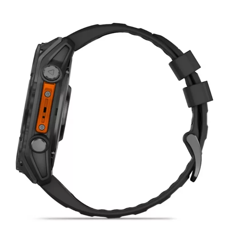 Garmin fēnix® 8 3,56 cm (1,4″) AMOLED 51 mm skaitmeninis 454 x 454 pikselių jutiklinis ekranas Titanis Wi-Fi GPS (palydovinis)