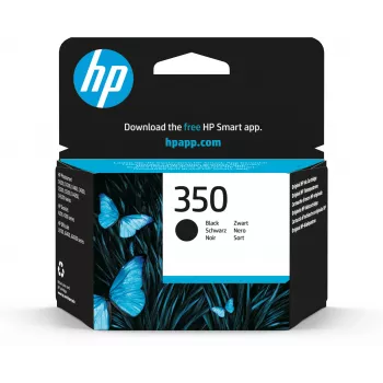 HP 350 juoda Originali rašalo kasetė