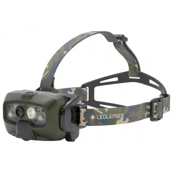 Ledlenser HF8R Core RGB Camouflage - galvos juostos žibintuvėlis LED, žalias