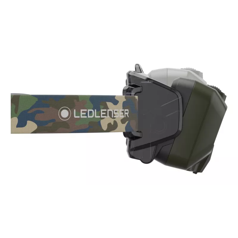 Ledlenser HF8R Core RGB Camouflage - galvos juostos žibintuvėlis LED, žalias