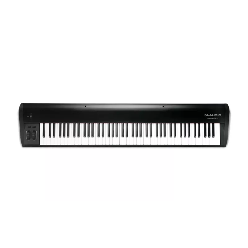 MIDI klaviatūra M-AUDIO HAMMER 88 88 klavišai USB Juoda Balta