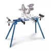 Pjovimo stovo Scheppach UMF1550 pjūklo stovas, metalinis 4 kojų stovas, maks. talpa 150 kg, maks. ilgis 194,5 cm, dydis 950×540×810 mm, juodas