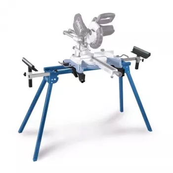 Pjovimo stovo Scheppach UMF1550 pjūklo stovas, metalinis 4 kojų stovas, maks. talpa 150 kg, maks. ilgis 194,5 cm, dydis 950×540×810 mm, juodas