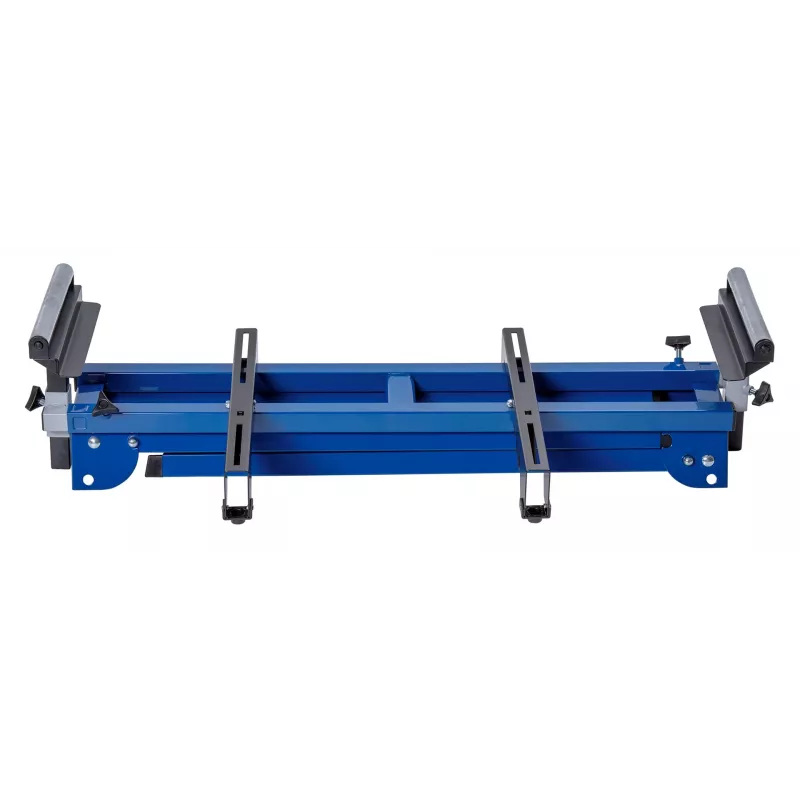 Pjovimo stovo Scheppach UMF1550 pjūklo stovas, metalinis 4 kojų stovas, maks. talpa 150 kg, maks. ilgis 194,5 cm, dydis 950×540×810 mm, juodas