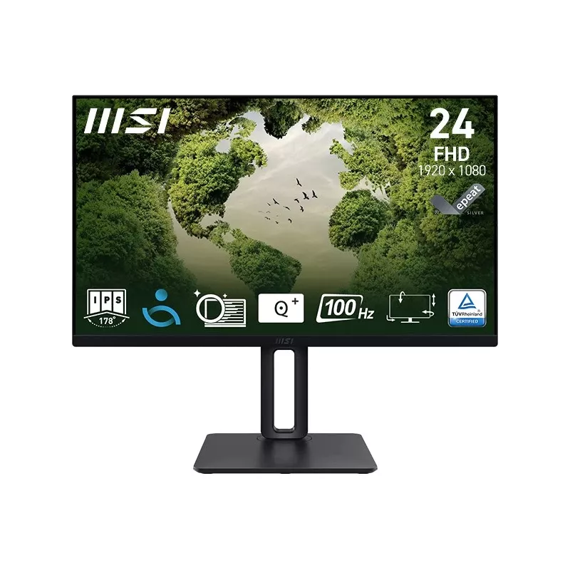 MSI Pro MP245PG 24 colių IPS FHD HDMI/DP pasukamas - plokščias ekranas - 61 cm
