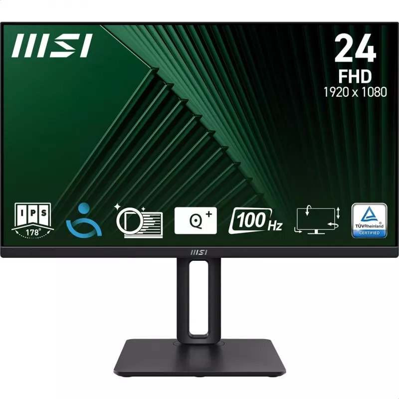 MSI Pro MP245PG 24 colių IPS FHD HDMI/DP pasukamas - plokščias ekranas - 61 cm