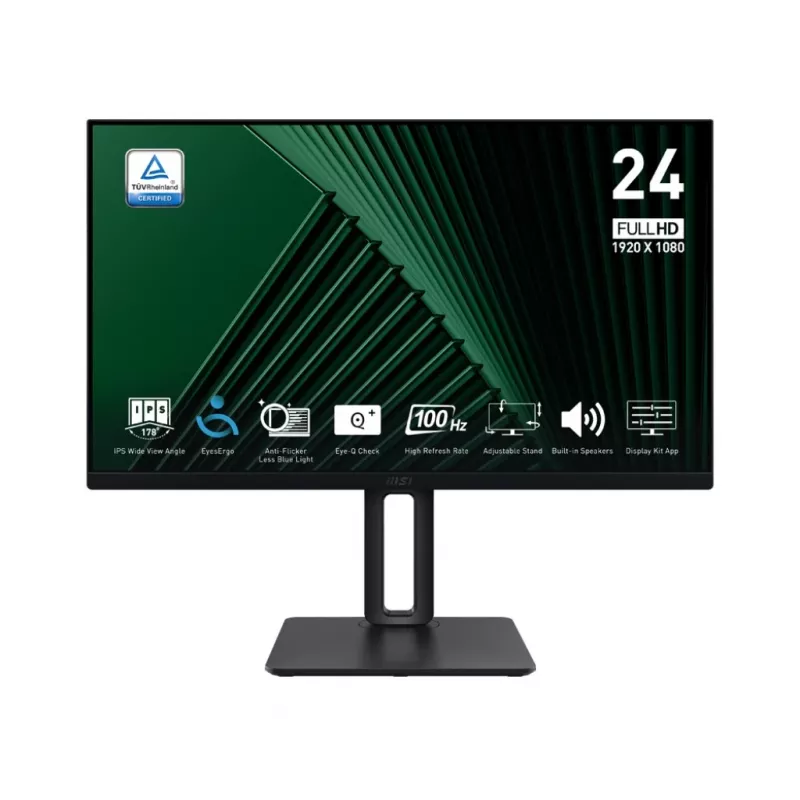 MSI Pro MP245PG 24 colių IPS FHD HDMI/DP pasukamas - plokščias ekranas - 61 cm