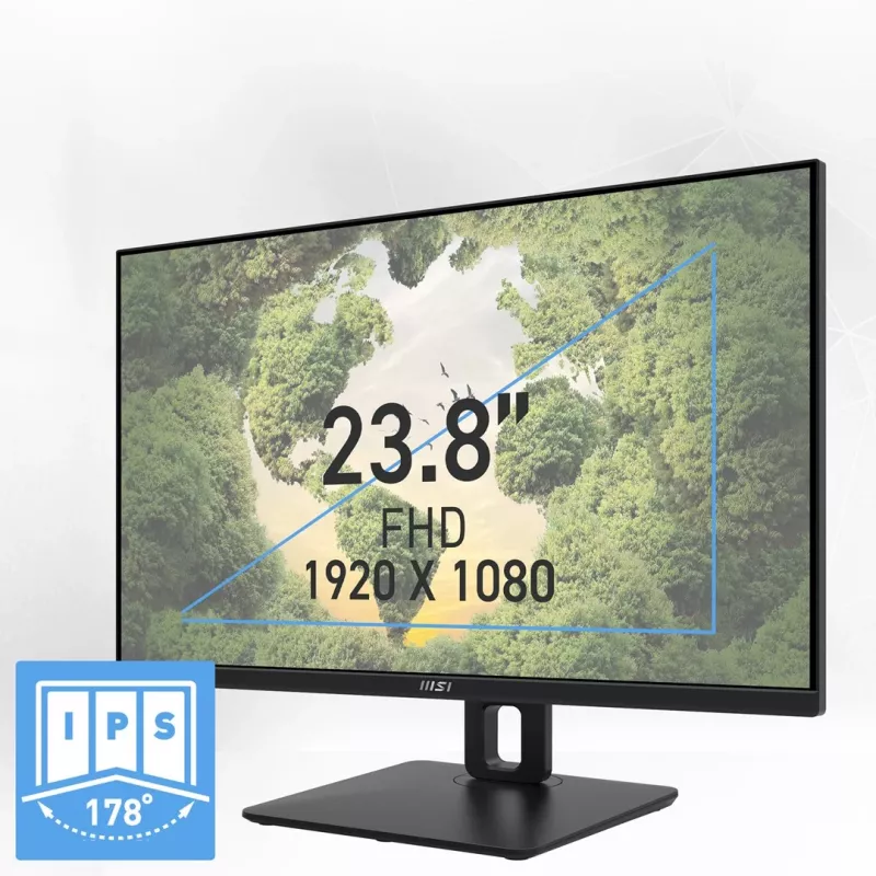 MSI Pro MP245PG 24 colių IPS FHD HDMI/DP pasukamas - plokščias ekranas - 61 cm