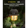 USB maitinamas stovyklavimo žibintas Nitecore LR40 100 lm Alyvuogių