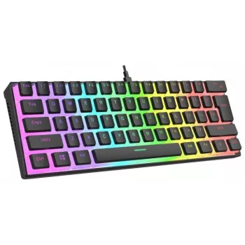 Laidinė mechaninė klaviatūra - Rampage RADIANT K11 Juoda RGB