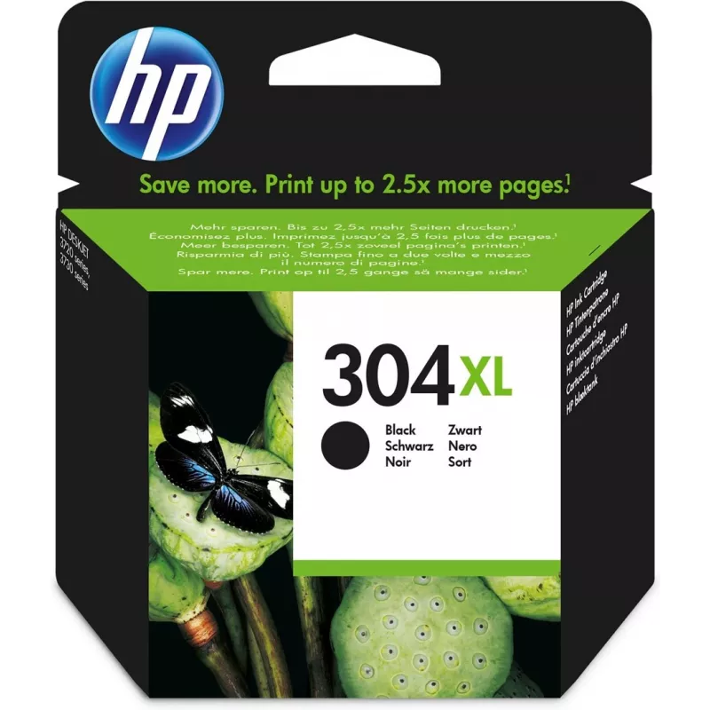 HP 304XL Originali juoda rašalo kasetė