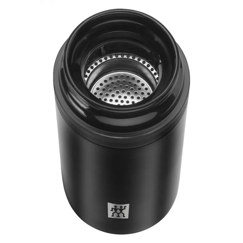 Vakuuminis termosas ZWILLING THERMO 0,42 l, nerūdijantis plienas, juoda, 7 val. karštas / 10 val. šaltas