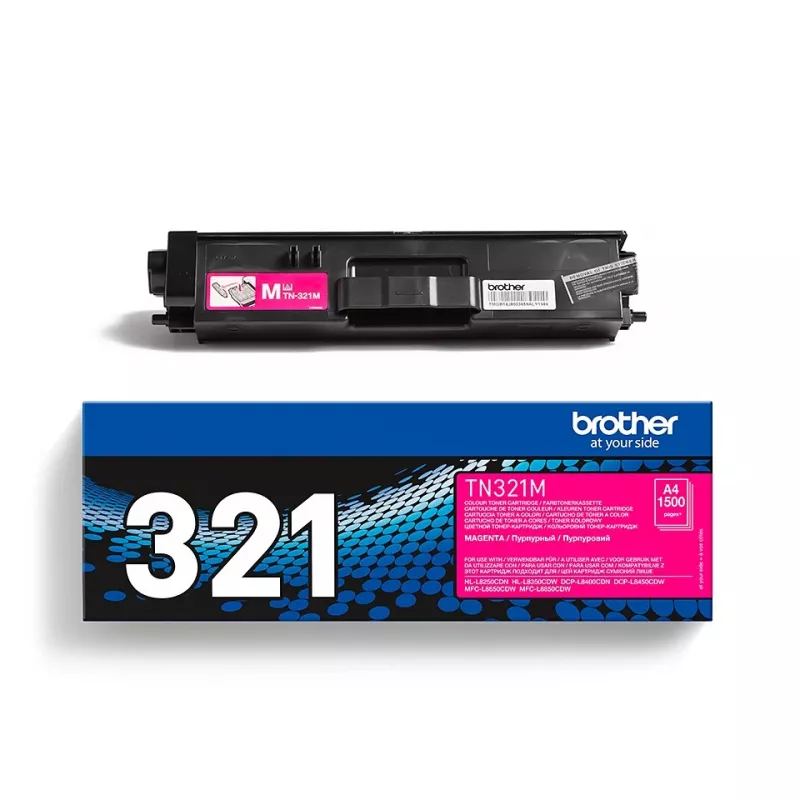 Brother TN-321M tonerio kasetė 1 vnt. Originali purpurinė
