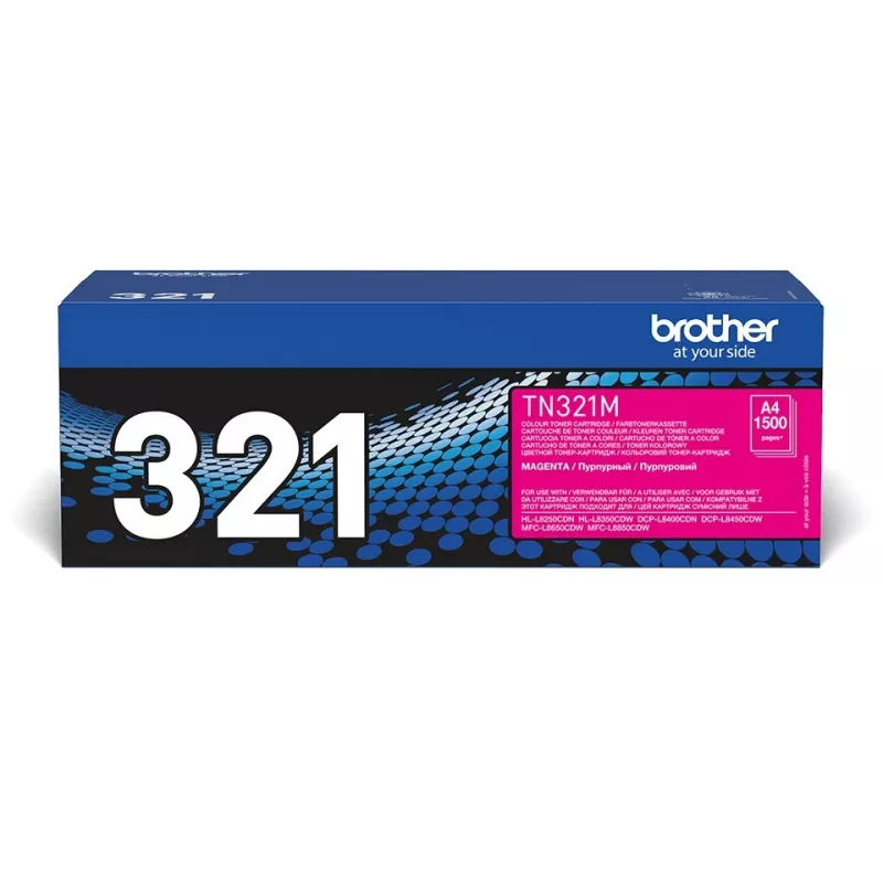 Brother TN-321M tonerio kasetė 1 vnt. Originali purpurinė