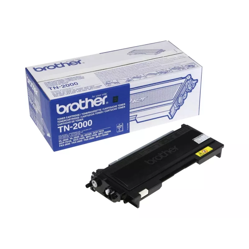 Brother TN-2000 dažų kasetė 2500 puslapių juoda